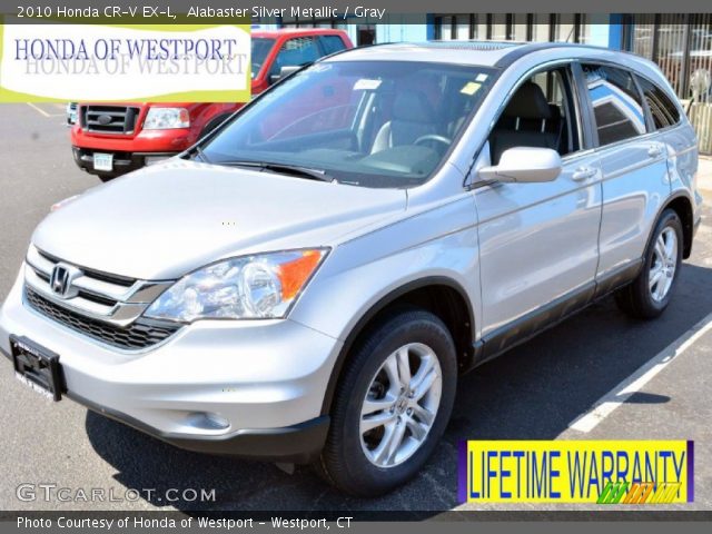 2010 Honda CR-V EX-L in Alabaster Silver Metallic