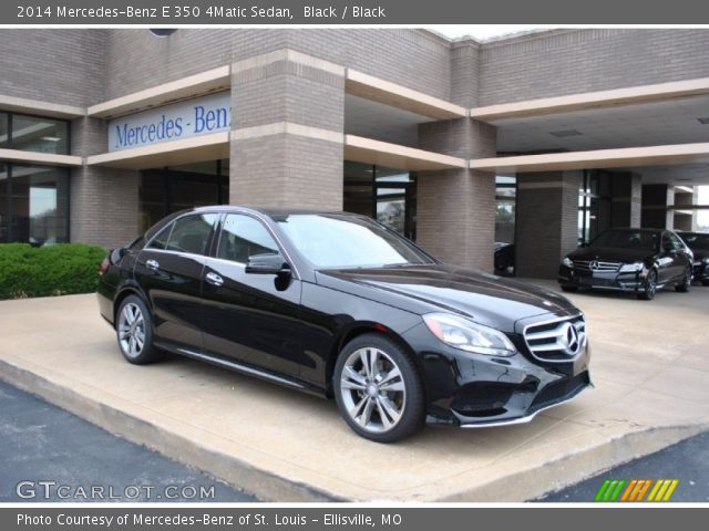 2014 Mercedes-Benz E 350 4Matic Sedan in Black