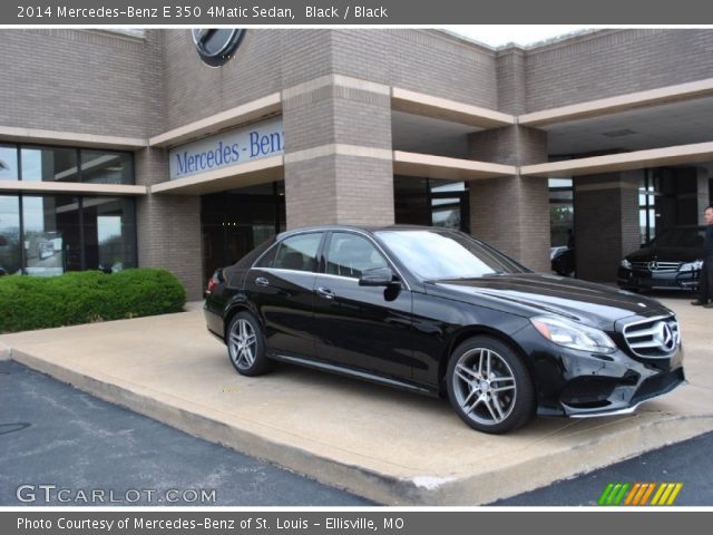 2014 Mercedes-Benz E 350 4Matic Sedan in Black
