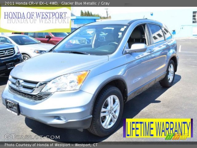 2011 Honda CR-V EX-L 4WD in Glacier Blue Metallic