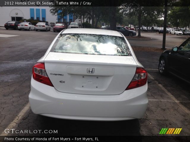 2012 Honda Civic EX Sedan in Taffeta White
