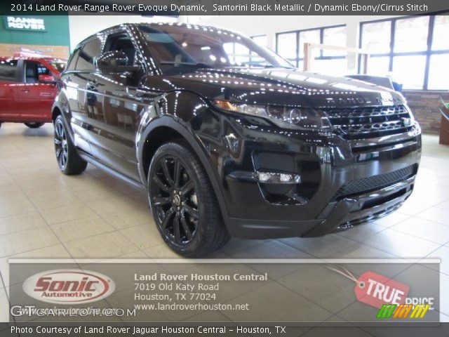 2014 Land Rover Range Rover Evoque Dynamic in Santorini Black Metallic