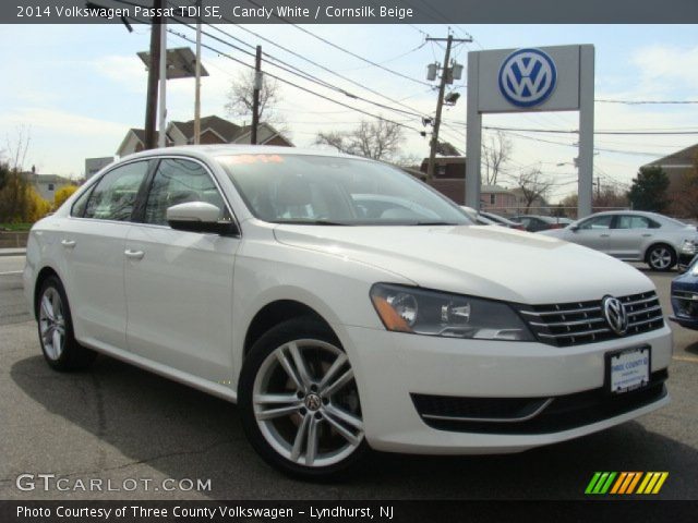 2014 Volkswagen Passat TDI SE in Candy White