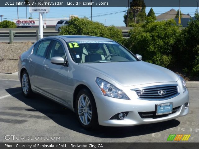 2012 Infiniti G 37 Journey Sedan in Liquid Platinum