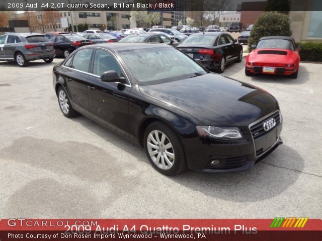 2009 Audi A4 2.0T quattro Sedan in Brilliant Black