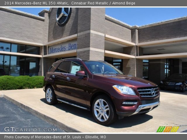 2014 Mercedes-Benz ML 350 4Matic in Cinnabar Red Metallic