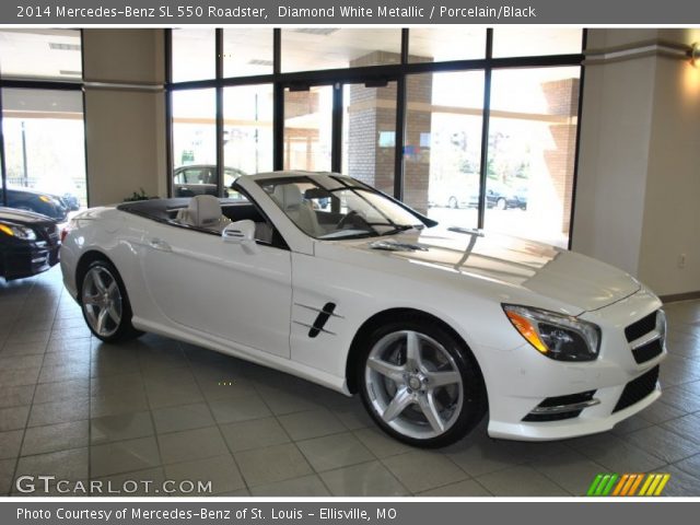 2014 Mercedes-Benz SL 550 Roadster in Diamond White Metallic