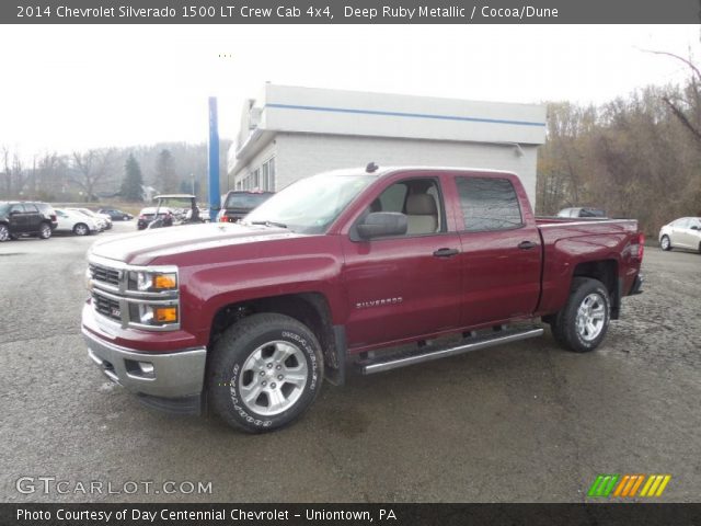 2014 Chevrolet Silverado 1500 LT Crew Cab 4x4 in Deep Ruby Metallic