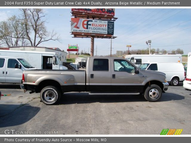 2004 Ford F350 Super Duty Lariat Crew Cab 4x4 Dually in Arizona Beige Metallic