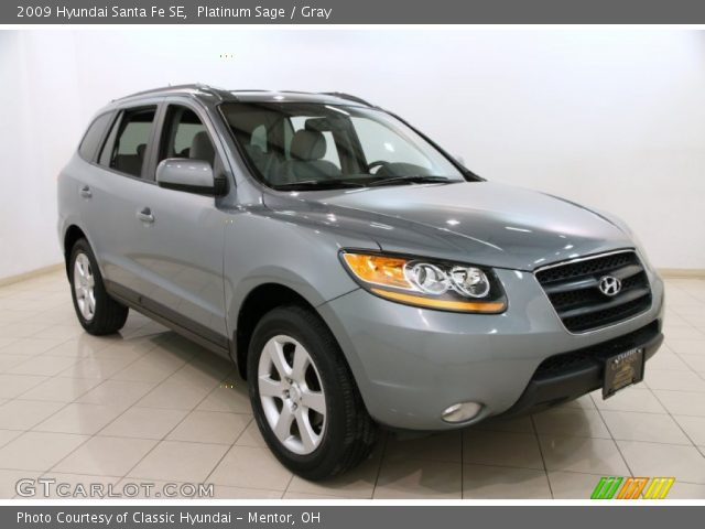 2009 Hyundai Santa Fe SE in Platinum Sage