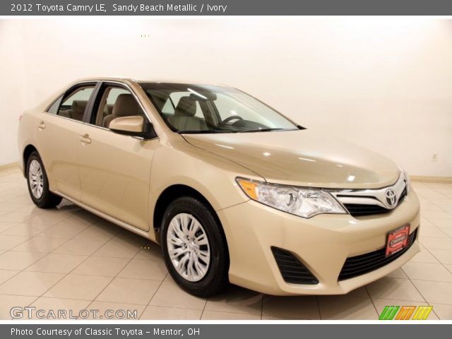 2012 Toyota Camry LE in Sandy Beach Metallic