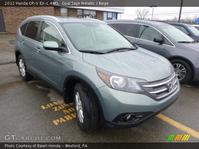 2012 Honda CR-V EX-L 4WD in Opal Sage Metallic