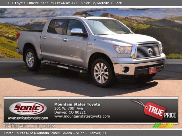 2013 Toyota Tundra Platinum CrewMax 4x4 in Silver Sky Metallic
