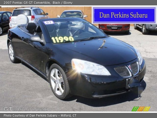 2007 Pontiac G6 GT Convertible in Black