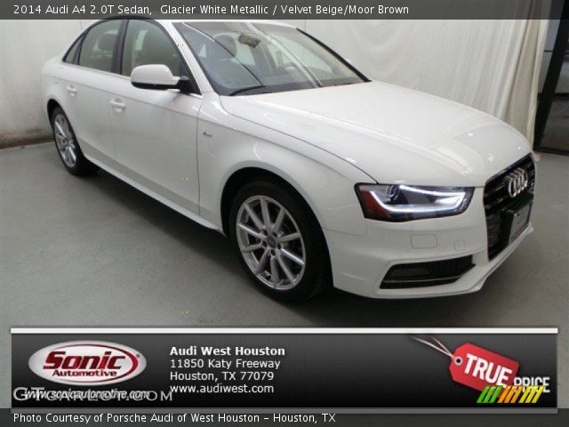 2014 Audi A4 2.0T Sedan in Glacier White Metallic