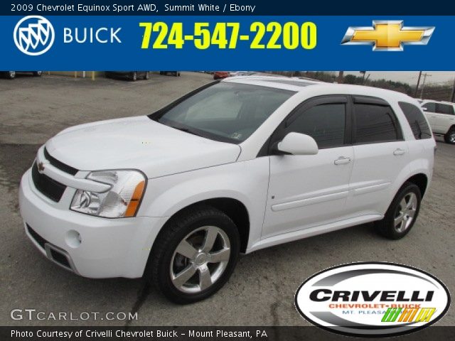 2009 Chevrolet Equinox Sport AWD in Summit White