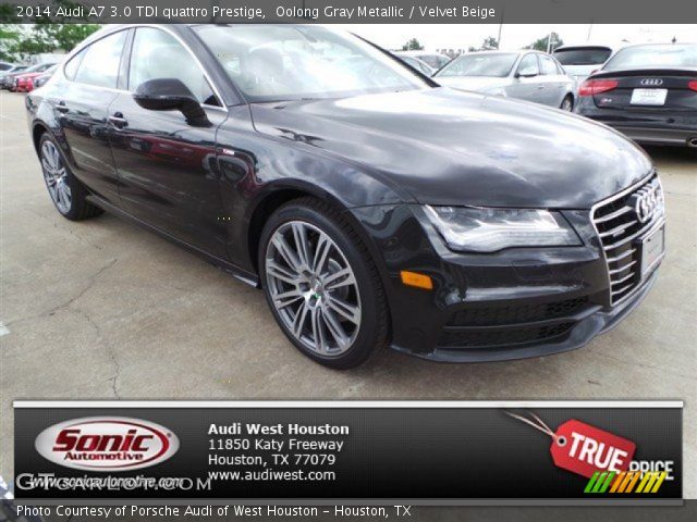 2014 Audi A7 3.0 TDI quattro Prestige in Oolong Gray Metallic