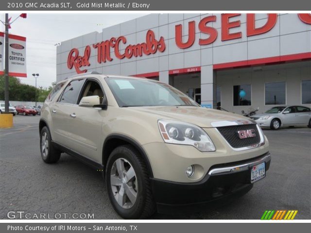 2010 GMC Acadia SLT in Gold Mist Metallic