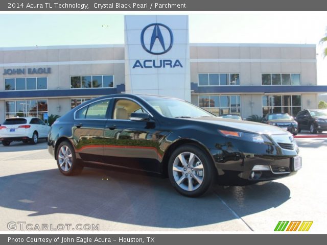 2014 Acura TL Technology in Crystal Black Pearl