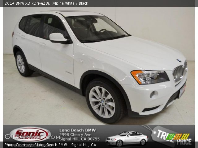 2014 BMW X3 xDrive28i in Alpine White