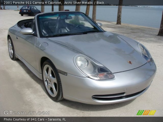 2001 Porsche 911 Carrera 4 Cabriolet in Arctic Silver Metallic