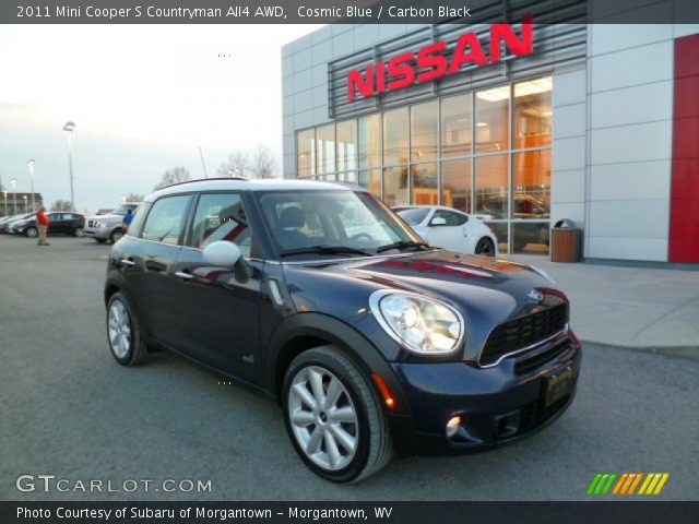2011 Mini Cooper S Countryman All4 AWD in Cosmic Blue
