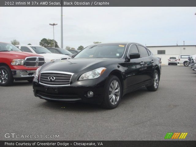 2012 Infiniti M 37x AWD Sedan in Black Obsidian
