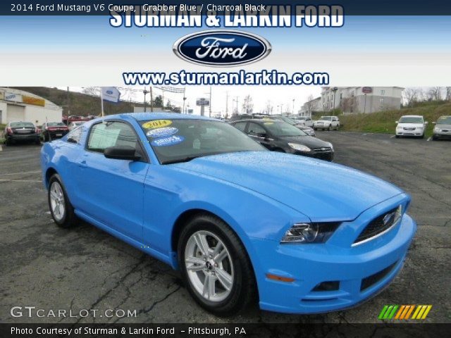 2014 Ford Mustang V6 Coupe in Grabber Blue