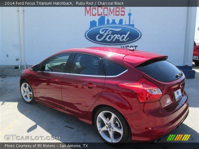 2014 Ford Focus Titanium Hatchback in Ruby Red