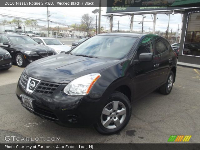 2010 Nissan Rogue S AWD in Wicked Black