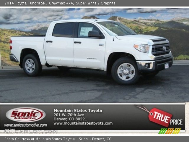 2014 Toyota Tundra SR5 Crewmax 4x4 in Super White