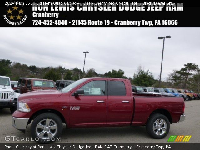 2014 Ram 1500 Big Horn Quad Cab 4x4 in Deep Cherry Red Crystal Pearl