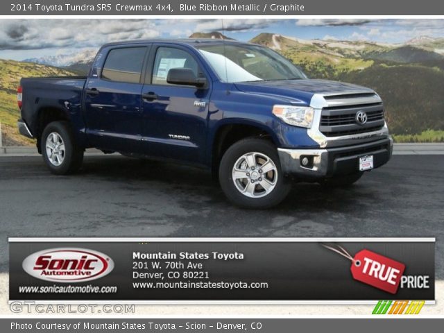 2014 Toyota Tundra SR5 Crewmax 4x4 in Blue Ribbon Metallic