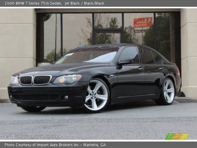 2006 BMW 7 Series 750i Sedan in Jet Black