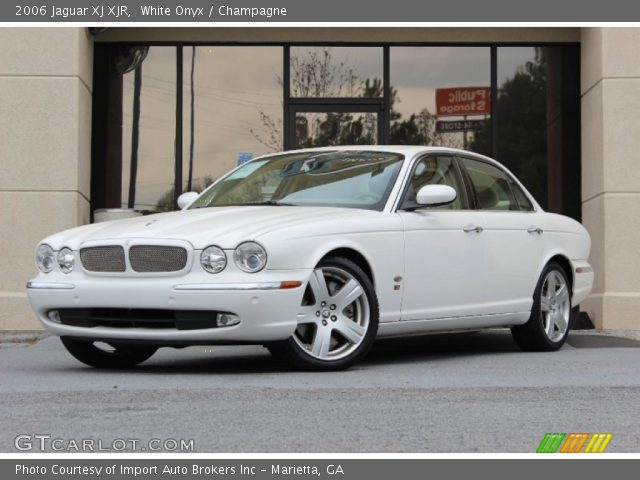 2006 Jaguar XJ XJR in White Onyx