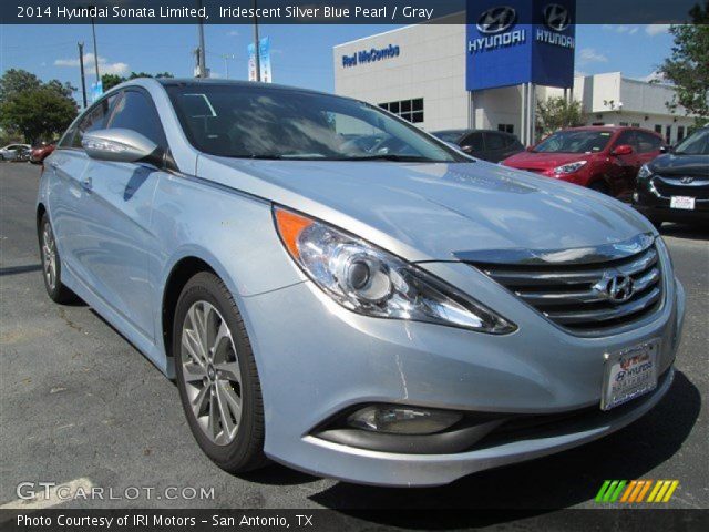 2014 Hyundai Sonata Limited in Iridescent Silver Blue Pearl