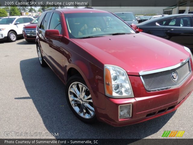 2005 Cadillac SRX V6 in Red Line