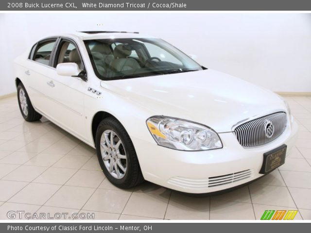 2008 Buick Lucerne CXL in White Diamond Tricoat