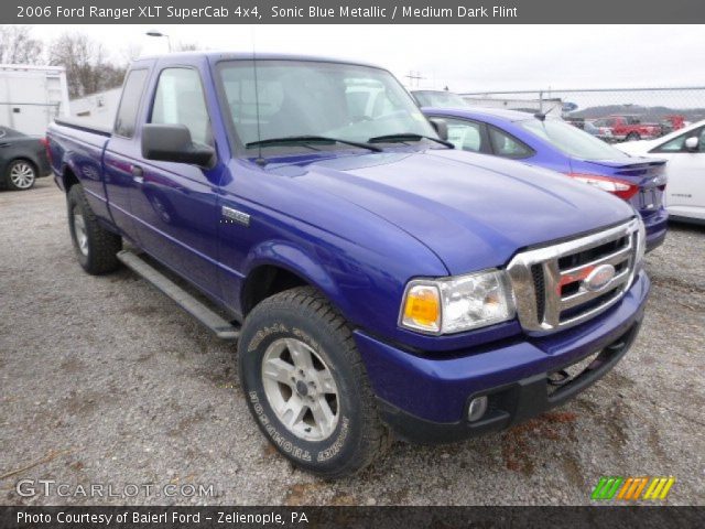 2006 Ford Ranger XLT SuperCab 4x4 in Sonic Blue Metallic