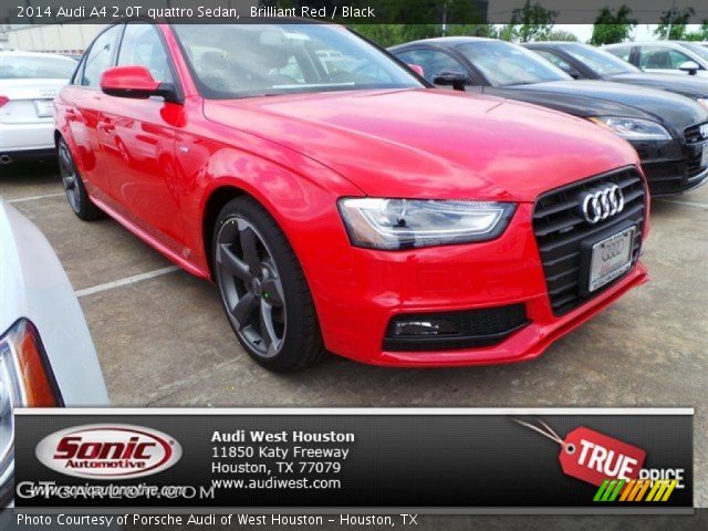 2014 Audi A4 2.0T quattro Sedan in Brilliant Red