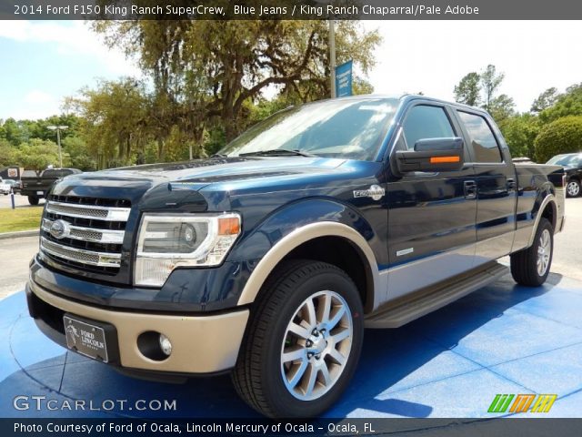 2014 Ford F150 King Ranch SuperCrew in Blue Jeans