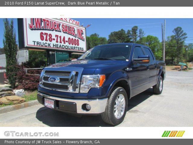 2010 Ford F150 Lariat SuperCrew in Dark Blue Pearl Metallic