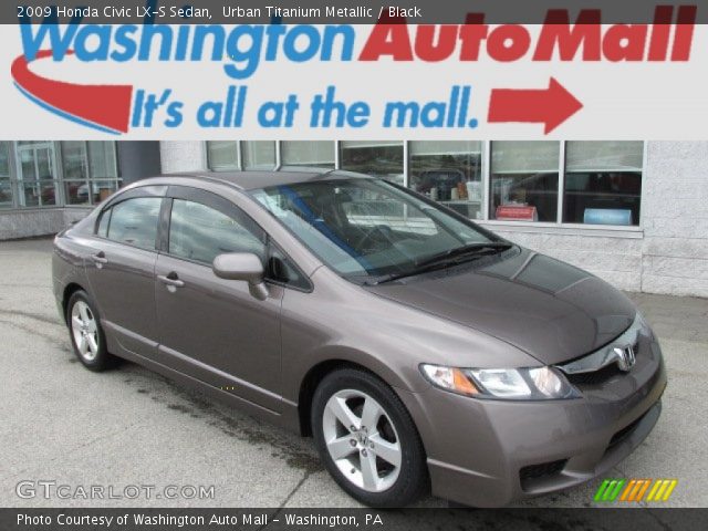 2009 Honda Civic LX-S Sedan in Urban Titanium Metallic