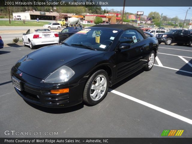2001 Mitsubishi Eclipse Spyder GT in Kalapana Black