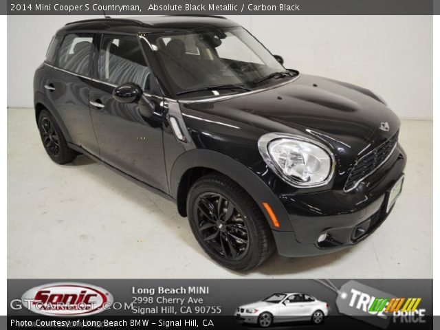 2014 Mini Cooper S Countryman in Absolute Black Metallic