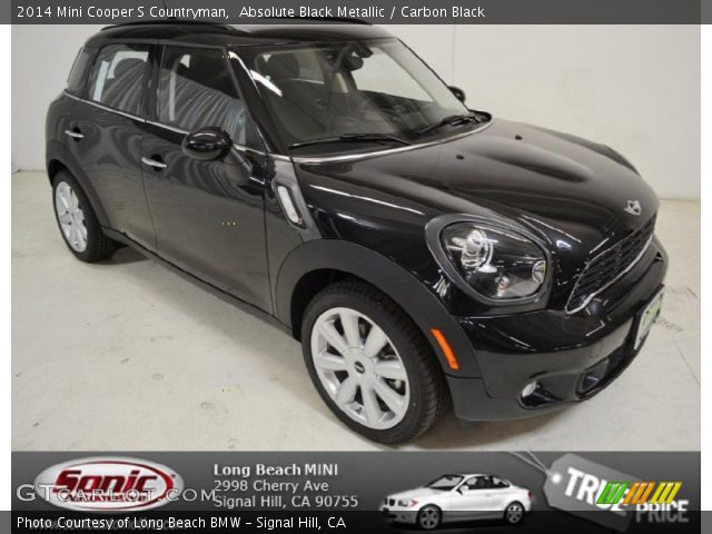 2014 Mini Cooper S Countryman in Absolute Black Metallic