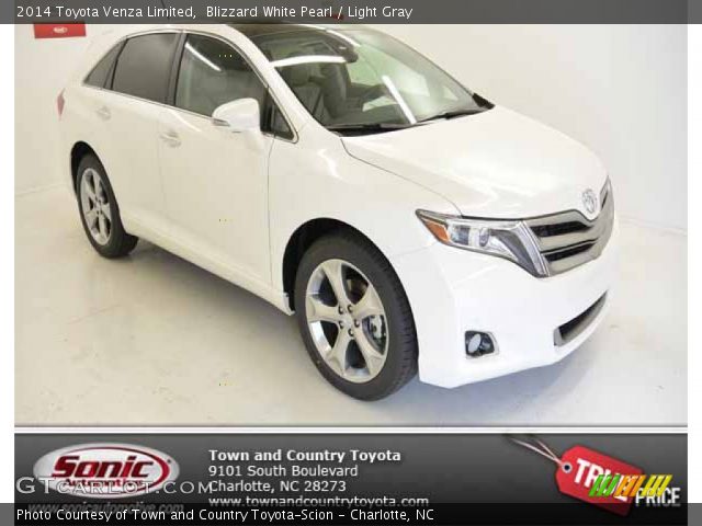 2014 Toyota Venza Limited in Blizzard White Pearl