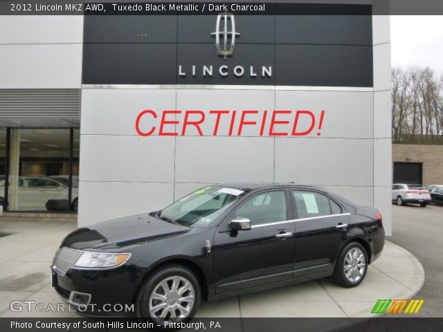 2012 Lincoln MKZ AWD in Tuxedo Black Metallic