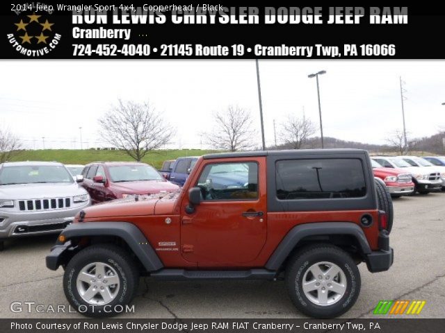 2014 Jeep Wrangler Sport 4x4 in Copperhead