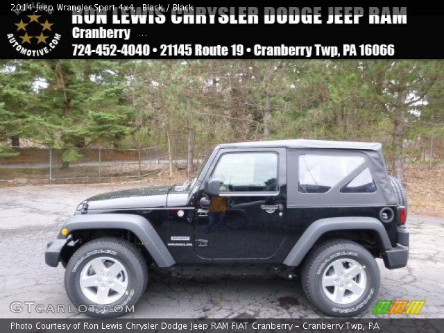 2014 Jeep Wrangler Sport 4x4 in Black